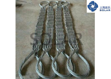Braided wire rope flat sling/Wire Rope Woven Flat Sling/Flat Braided Wire Sling